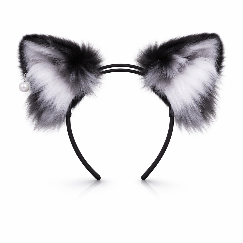 PurrMotion-Black and White Moving Ears