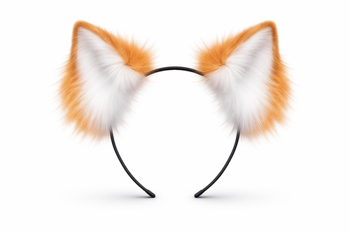 PurrMotion- Fox Orange and White Moving Ears