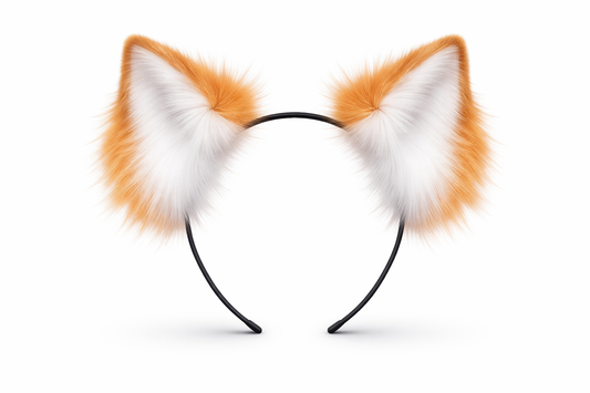 PurrMotion- Fox Orange and White Moving Ears