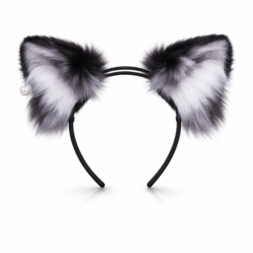 PurrMotion-Black and White Moving Ears